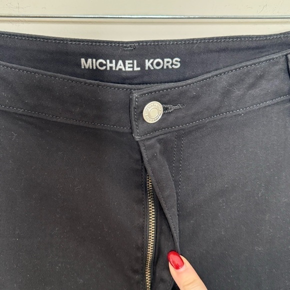 NWT MICHAEL MICHAEL KORS Black Wide Leg Crop Pant Size 22W - Picture 6 of 7